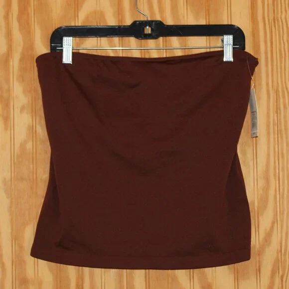 a new day Chocolate Brown Tube Top - Picture 2 of 5